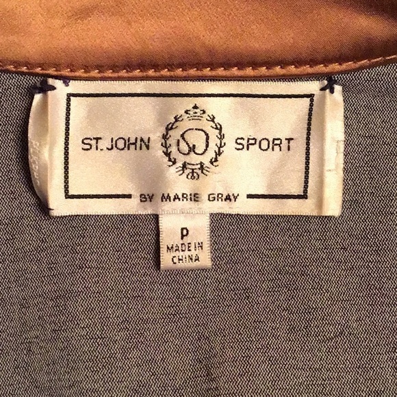 ST. JOHN SPORT DENIM JACKET SIZE P (2P) - Picture 5 of 6